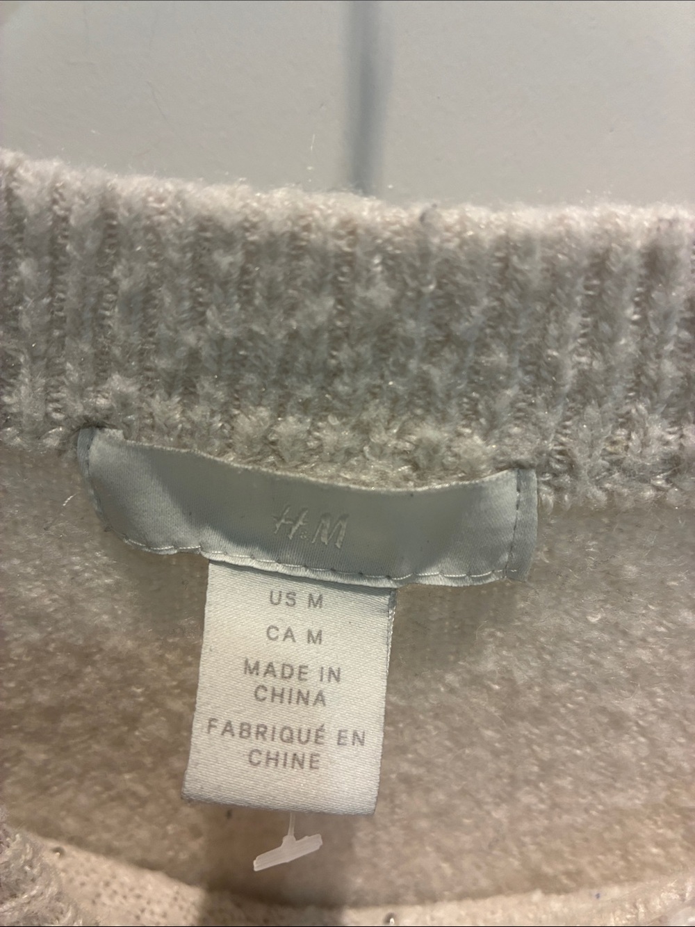 H&M Pearl Embellished Knit Sweater Size M - Picture 5 of 8